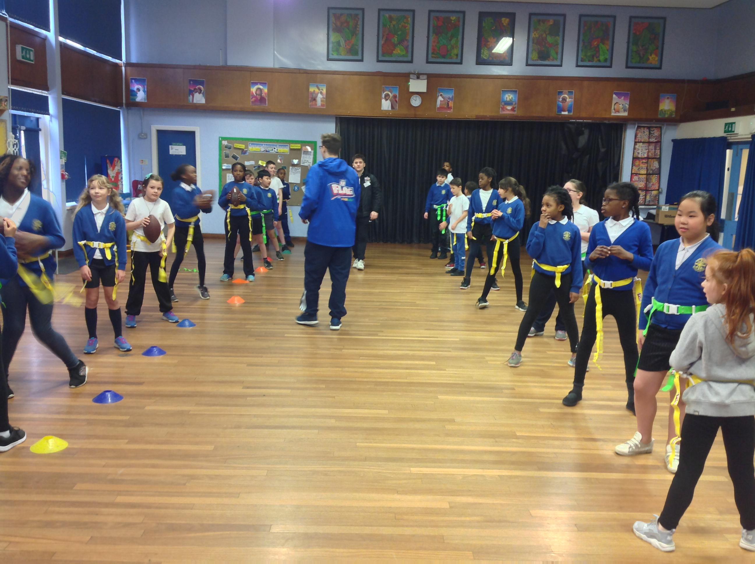 Coach Chris puts us through our paces!